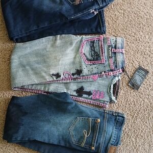 Cruel Girl  Cowgirl Tuff & Justice .          Girls Jeans     NOT Woman Size
